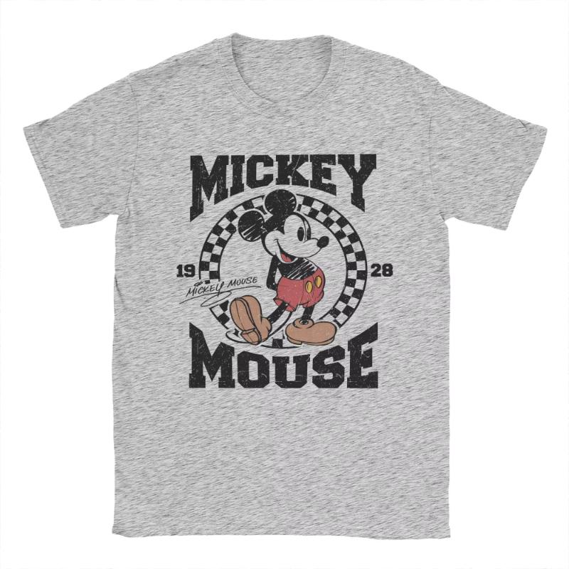 Unisex TShirts Mouse Women 1928 Cotton Tee Shirt Short Sleeve Valentines Day T Shirts Merchandise Printed