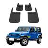 4 шт. Брызговики для автомобиля, грязезащитные щитки, брызговики, автомобильные брызговики, совместимые с Jeep Wrangler Sahara JL 2019 2020 2021 2022