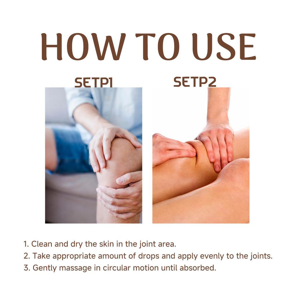 Bee Joint Drops Sore Knees, Elbows And Wrists, Massage And Care To Activate Joints 30ml