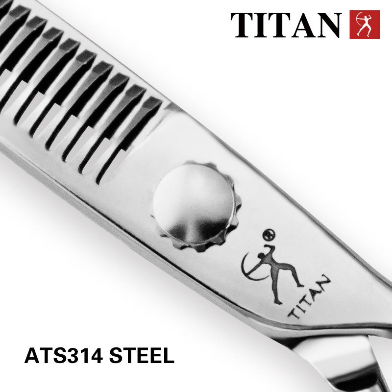 TITAN Профессиональные парикмахерские инструменты Салонные ножницы для стрижки волос Ножницы для волос ATS314 из нержавеющей стали