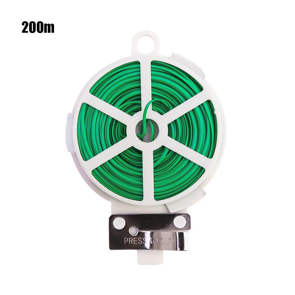 Plant Twist Ties Power Wire Loop Tape 50/100/200m Plant Bundle Iron Wire Garden Cable Ties