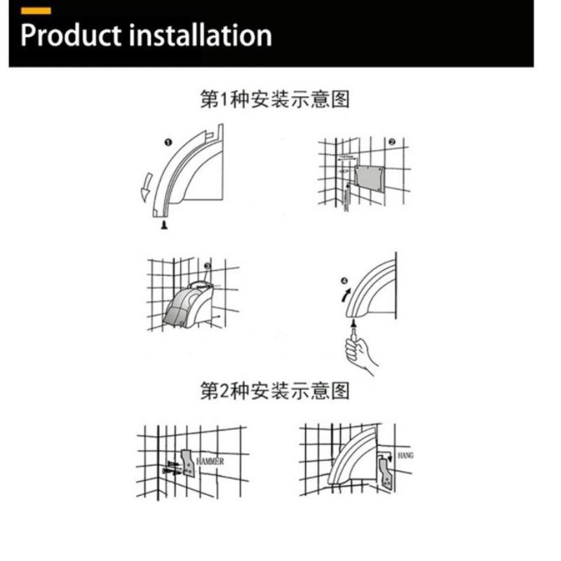 Автоматическая индукционная сушилка для рук Sense, настенная сушилка для горячего воздуха для торгового центра, бытовое устройство для сушки рук в туалете