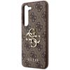 Guess Guhcs24M4Gmgbr S24+ S926Brązowy/Brown Hardcase 4G Duże Metalowe Logo