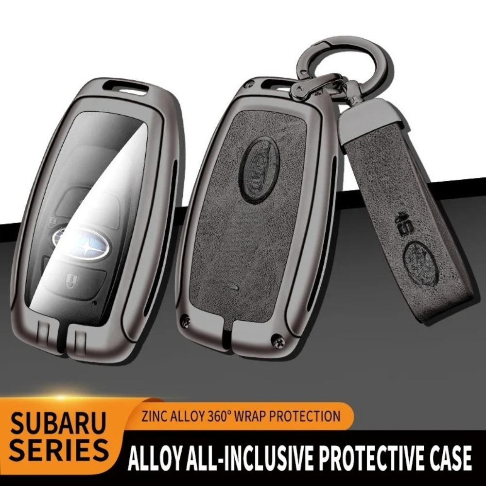 Автомобильный чехол-сумка для ключей из цинкового сплава для Subaru Brz Wrx Xv Ascent Forester Outback Impreza Legacy Металлическая оболочка для ключа автомобиля Автоаксессуары