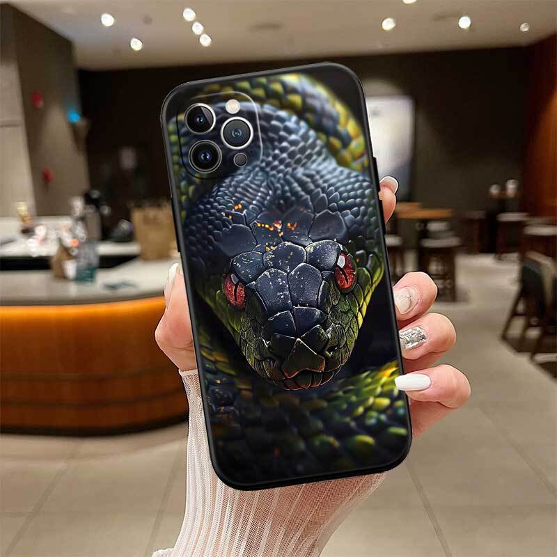 Чехол 'Змея Кобра' для Samsung Note 20 10 S25 Plus Ultra Lite FE M20 M21 M30 M31 M51 A11 A26 A51 A52 A53 A56 A70 A71 A72 A73