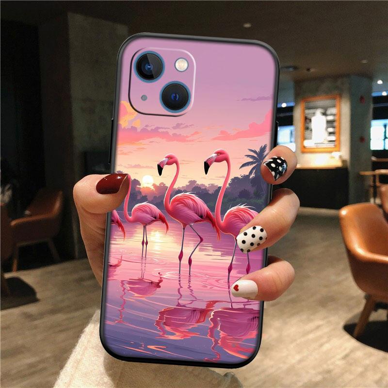 IK28 Flamingos Pink Phone Case for Samsung Galaxy M06 M15 M16 M35 M55 M56 A36 A42 A50 A50S A51 A52 A32 A33 A05 A05S A06 A16 A20