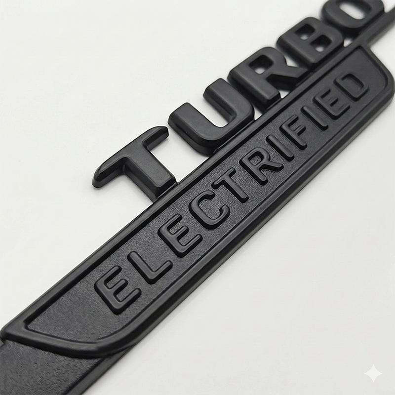 3D ABS C43 TURBO ELECTRIFIED Эмблема Боковой Значок на Крыло Задние Буквы Логотип на Багажник Для Mercedes Benz W206 AMG Автостайлинг Аксессуары OC6