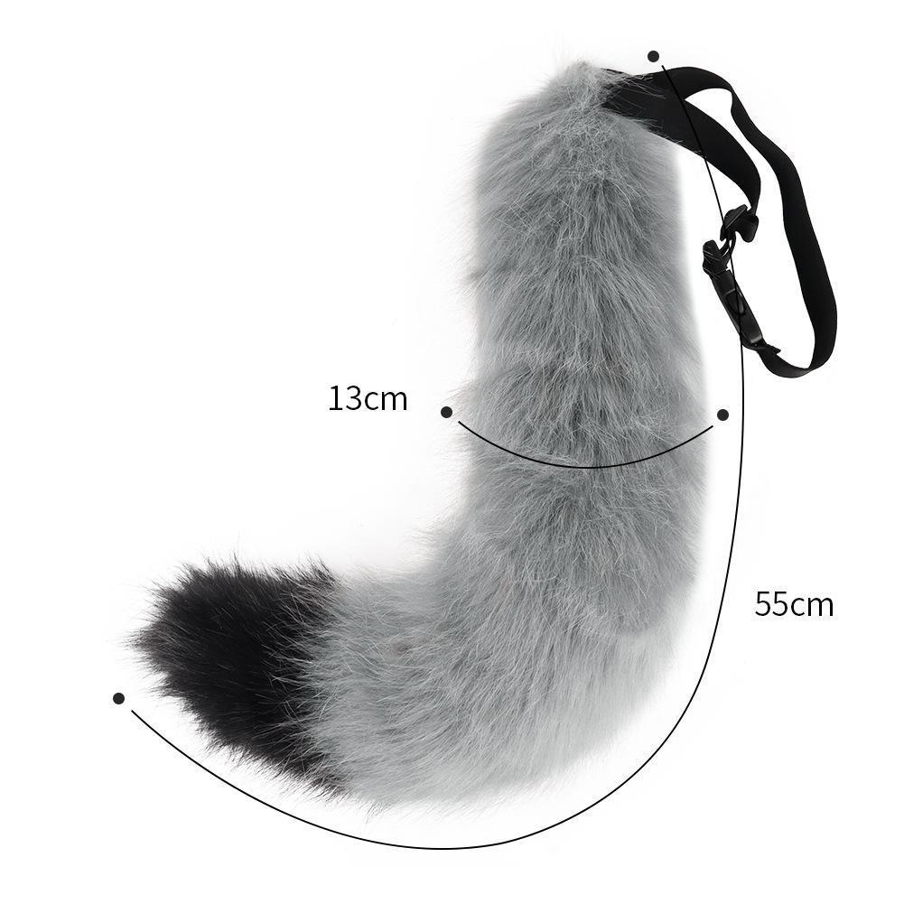 Tomorrow, Operator Lapland cos Wolf ear and tail set, including faux fur wolf ears and a plush tail