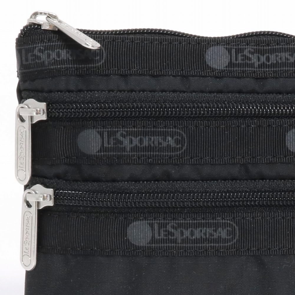 LeSportsac LeSportsac Чехол 7158 3 ZIP COSMETIC R086 ПЕРЕРАБОТАННЫЙ ЧЕРНЫЙ [Товар]