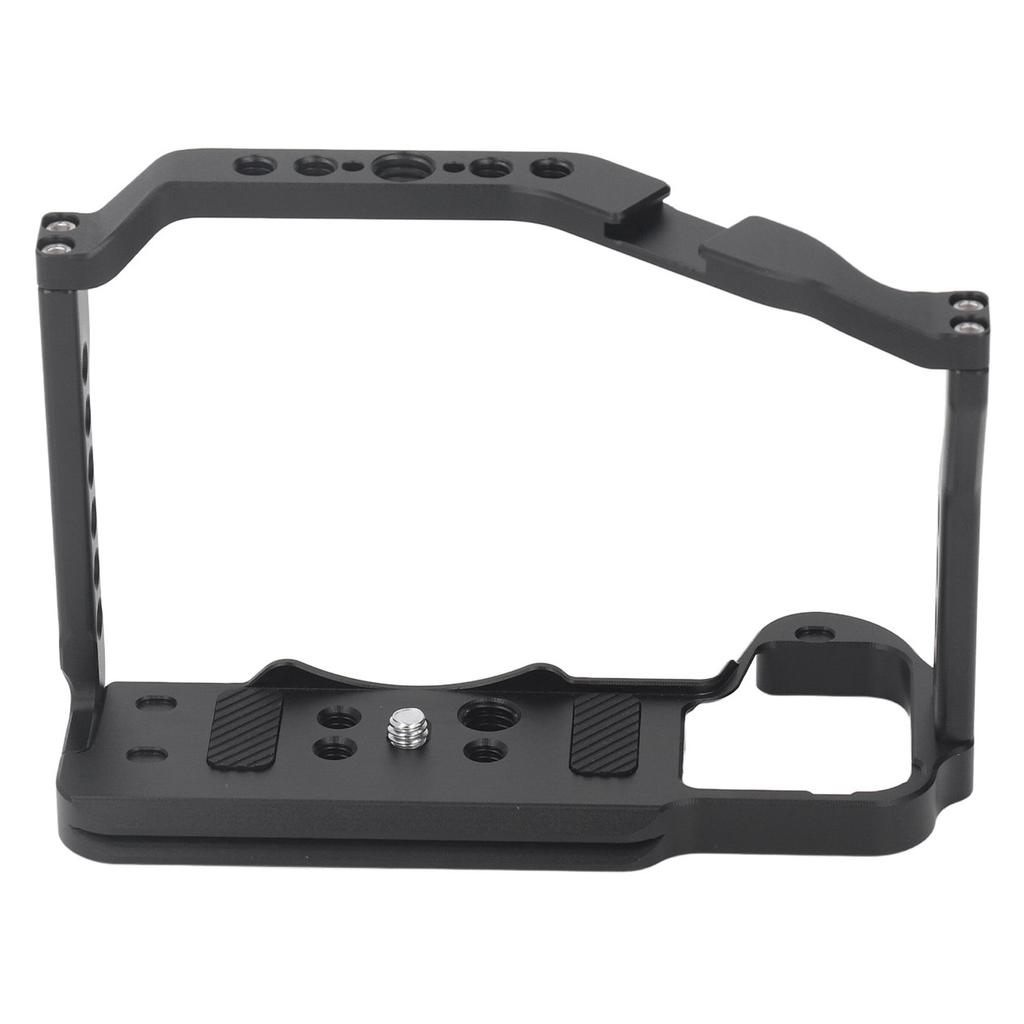 JLwin Camera Cage Aluminum Alloy 1 4 Inch 3 8 Inch Screws Cold Shoe Expansion for Arca Quick Release Hollow Design DSLR