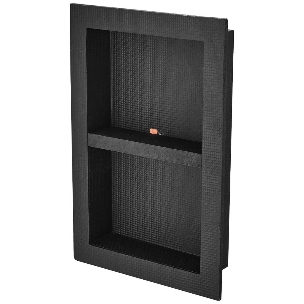 Shower Niche Ready for Tile 40.64 x 60.96 cm, Double Shelf Organizer, Square Corners Wall-inserted Niche Recessed, Sealed Protection Modern Soap