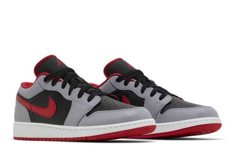 Jordan 1 Низкоцементный Огненно-красный (GS)