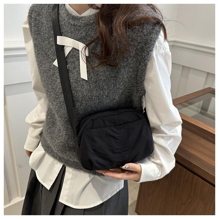 Женская нейлоновая сумка кроссбоди - 2025 Повседневная, легкая, вместительная маленькая сумка на плечо