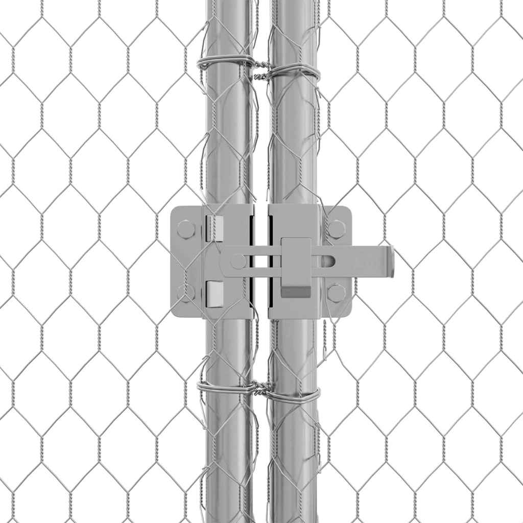 Chicken Coop Silver 170 x 100 x 177 cm Galvanized Steel
