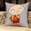 Чехол на подушку Family Guy Аниме, Двусторонний принт, Подушка для дивана, Подушка для изголовья кровати