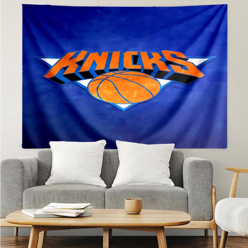 Knicks logo Tapestry for Bedroom Aesthetic Classroom Tapestries Wall Hanging for Living Room Dorm Office,Ideal Creative Gift