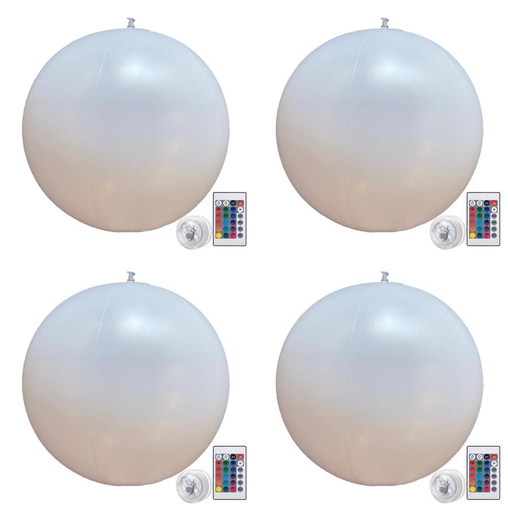 1-5 шт. 16 цветов плавающие огни для бассейна большой надувной бассейн пляжный мяч для водной вечеринки у бассейна воздушный шар светодиодный садовый шар свет