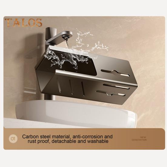 Многофункциональная настенная коробка для туалетной бумаги с полкой для хранения, простая установка, органайзер для спальни