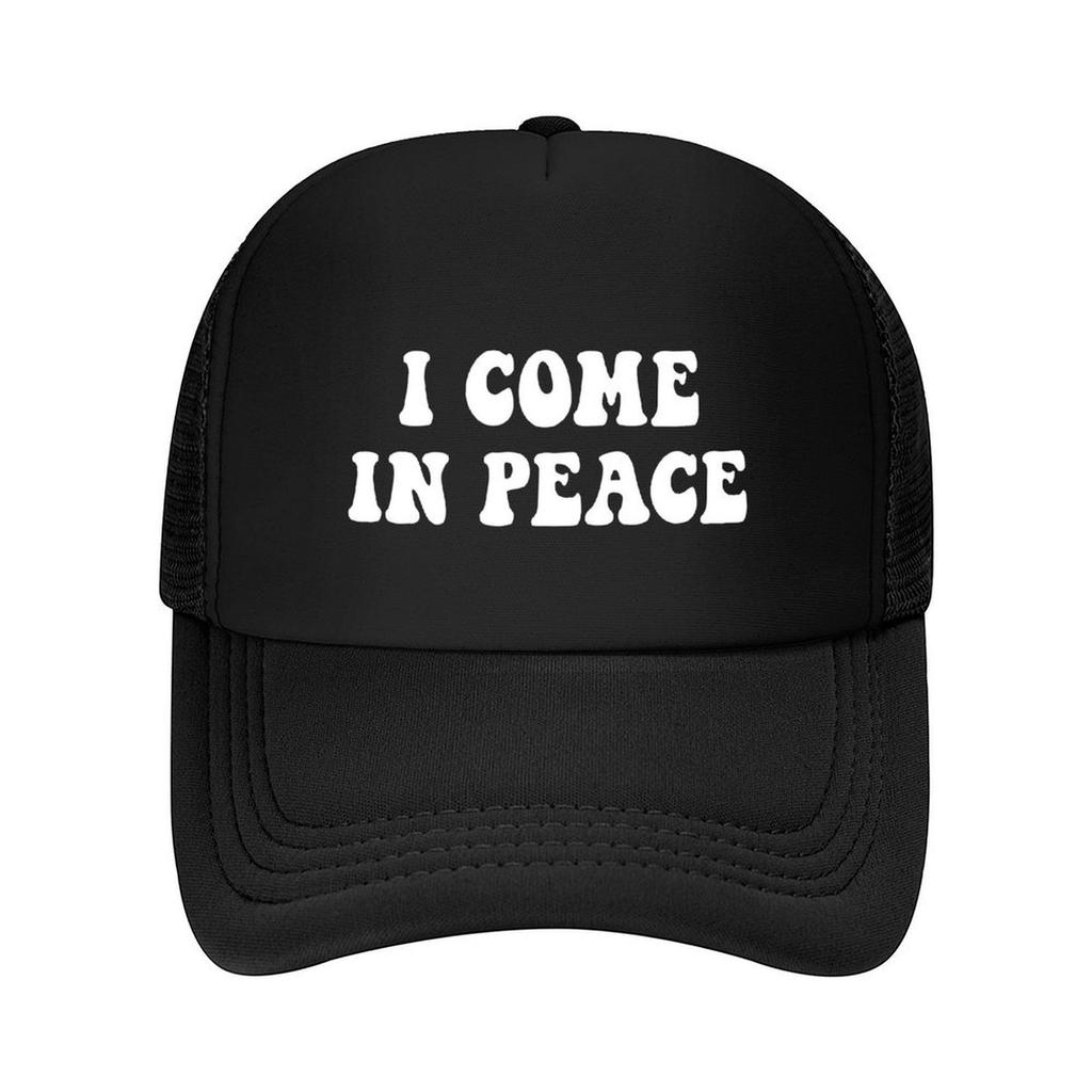I Come in Peace Im Peace Couple Matching Gift Baseball Cap Hat Man Luxury Hood Luxury Hat Girl Mens