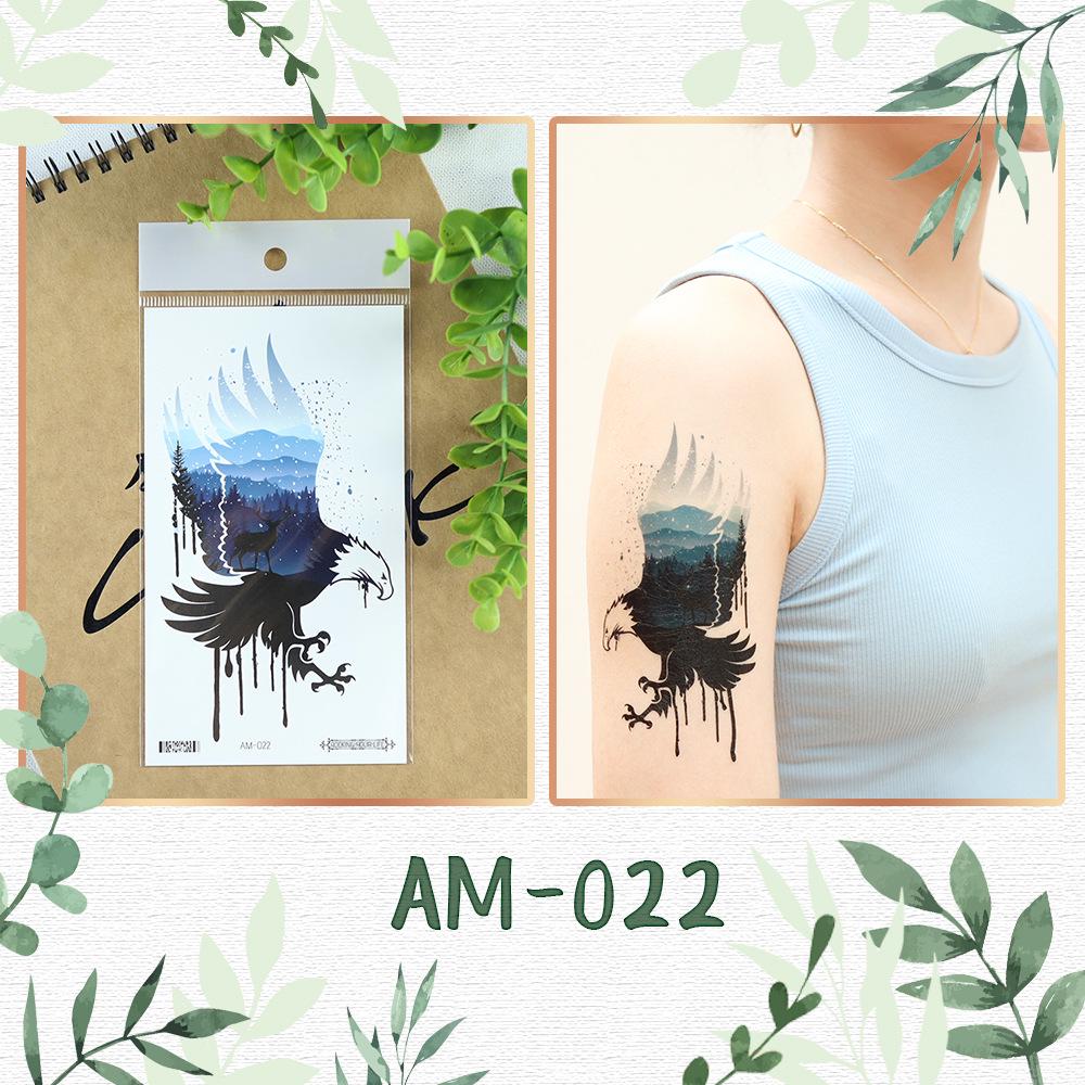 «Модные водонепроницаемые наклейки-татуировки в виде змеи и цветка для мужчин и женщин — крутой, модный дизайн для руки»