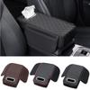 Car Center Console Protector Mat Thicken Armrest Storage Box Cushion Memory Foam Arm Rest Mat with Tissue Storage Pocket