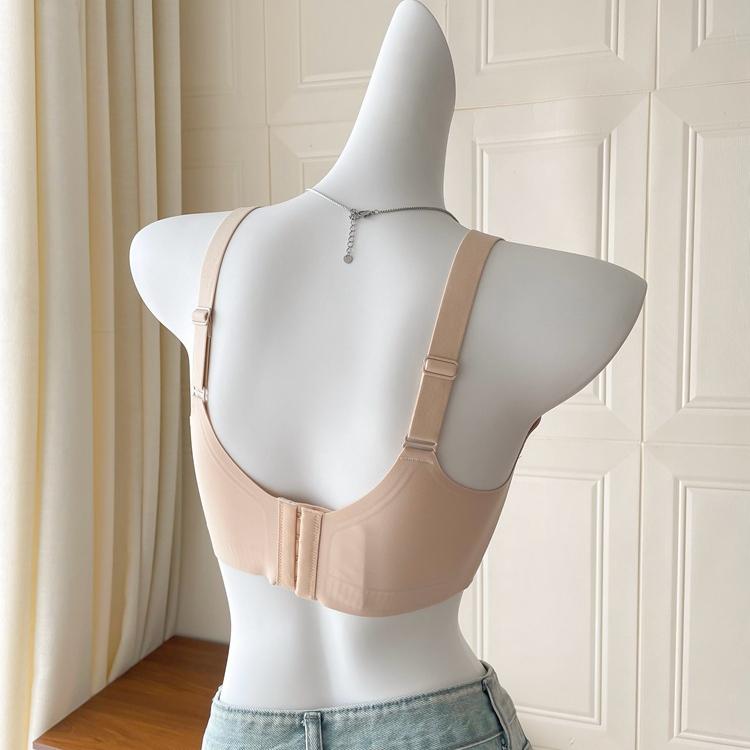 Underwear Women's Collection Accessory Breast Anti Sagging Full Cup Thin Bra Summer Bra Adjustable Large Size Seamless Bra