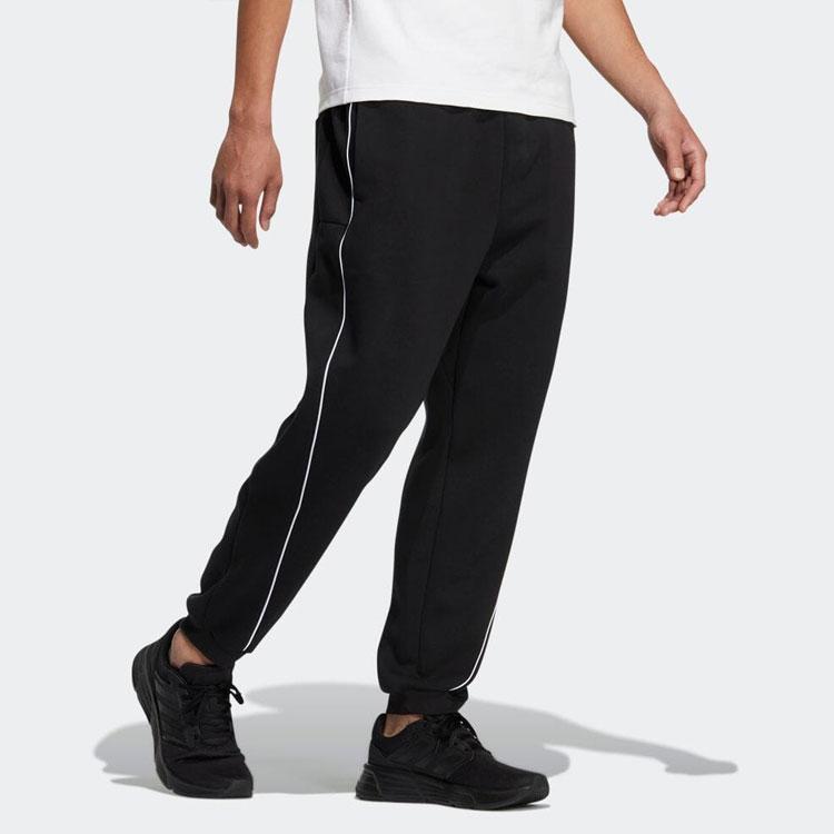 adidas Мужские джоггеры Essential Letter Print, черные, HM2682