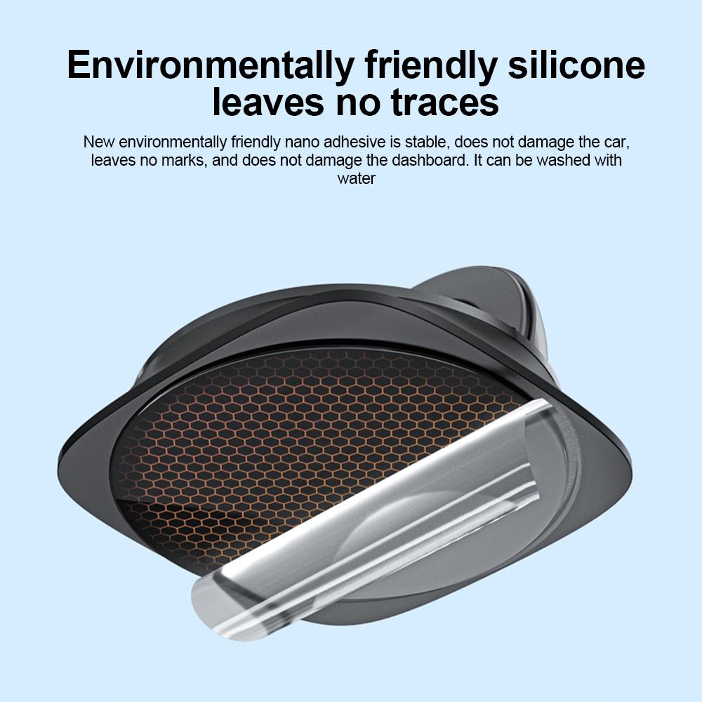 Car Dashboard Phone Holder 360° Rotating Navigation Bracket Non-slip Design Mobile Phone Stand for Automotive and Home Use