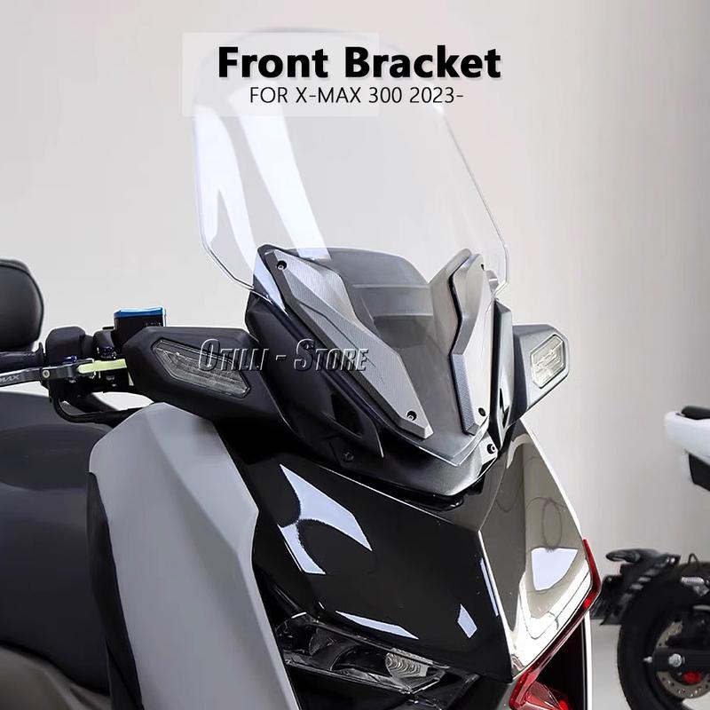 XMAX 300 New Windshield Bracket For Yamaha X-MAX 300 X-MAX300 XMAX300 2023 2024 Motorcycle Windscreen Holder Mount Kit