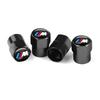 JKGN2 For BMW M Emblem E46 E36 E34 F10 E90 F30 E60 F30 E53 E30 E92 E87 Car Wheel Tire Valve Caps 4Pcs Metal Stem Cover