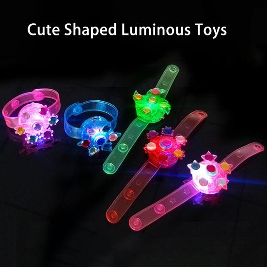 5 шт. Браслеты-спиннеры для детей Светящиеся в темноте Веселые подарки для вечеринки Быстро