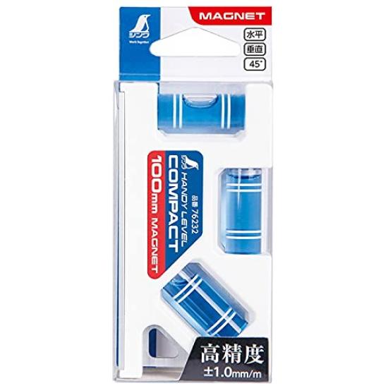 Shinwa Sokutei Handy с уровнем 76232, Компактный, 100 мм, Магнит,