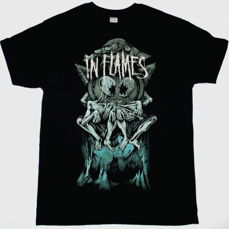 Vtg IN FLAMES Band ENTER TRAGEDY Cotton Black All Size T Shirt For Men CM805