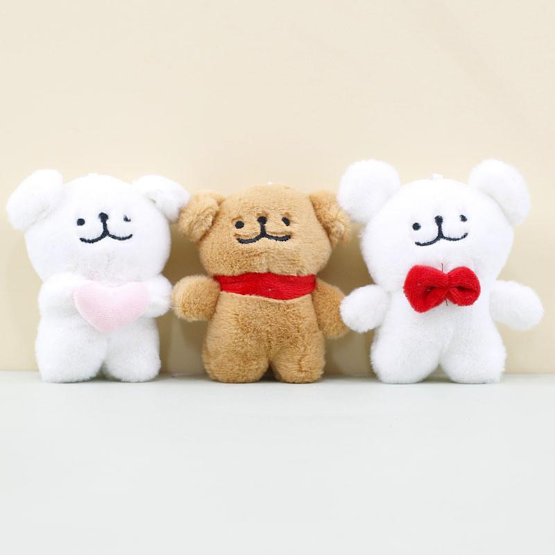 Adorable Creative Line Dog Plush Keychain Soft Cuddly Toy For Girls Heartwarming Gift