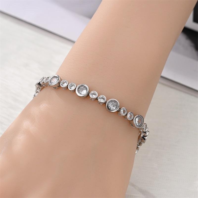 925 Silver Adjustable Peach Heart Four-Leaf Clover Bracelet Bow Star Bracelet For Women Fine Birthday Jewelry Gifts