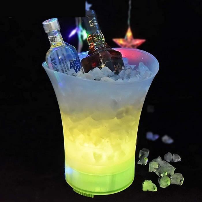 Seau à glace - Bluetooth - Couleurs RVB - Matériau PE - Résistant à l'eau