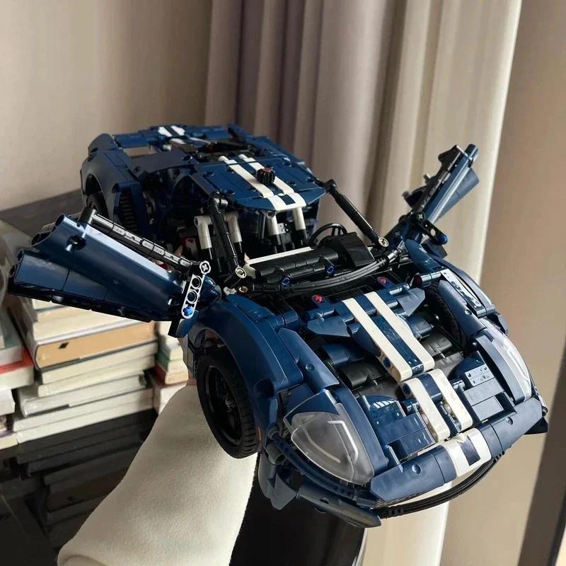 Технический 1486Pcs Классический гоночный автомобиль GT 1:12 совместимых строительных блоков Expert Speed Sport Car Model Bricks Toys Gifts