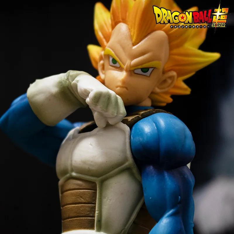 Bandai Dragon Ball 22 см Фигурка Сон Гоку Вегета Фигурка Супер Сайяна Аниме Коллекционные Фигурки для Детей DBZ Фигурка Действия Модель