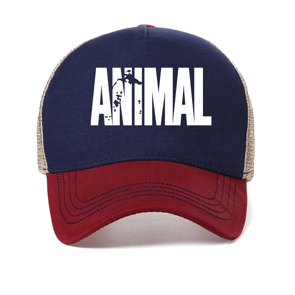 Кепка с принтом букв ANIMAL мужская летняя спортивная кепка модная женская сетчатая дышащая кепка от солнца для улицы повседневная крутая Тракер
