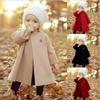 Autumn and Winter Fashion Solid Color Baby Girls' Coat Korean Style Children's Long Sleeve Clothing
