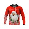Fashion 3D Merry Christmas Xmas New In Hoodies & Sweatshirts Kids Santa Claus Pullovers Unisex Winter Harajuku Hooded Hoody Tops