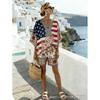 1116 American Independence Day 111th Anniversary Casual Women's Suit Loose and Skinny Holiday Style Casual Y1 Two-piece Set