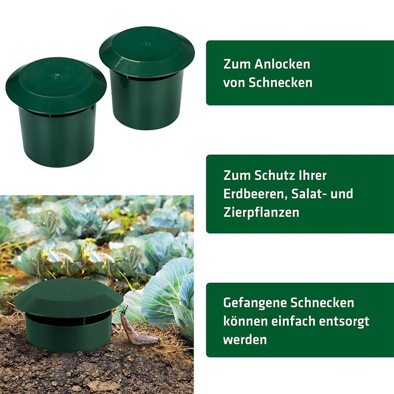 12Pcs Reusable Slug Snail Traps Repellent For Organic Grass Vegetables Gardening Tool