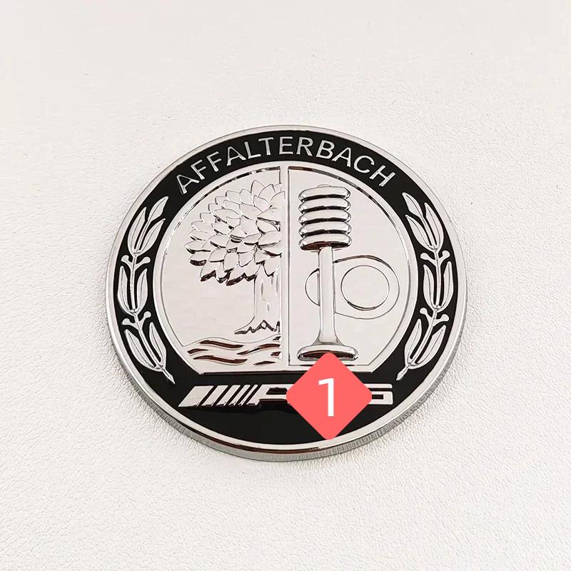 3D Metal Apple Tree A+M+G Emblem Car Rear Side C Pillar Badge for M-ercedes B-enz A C E GLA GLC GLE GLS Sticker