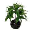 Green 3 Fork Palm Tree  Bunch Christmas Flower Material Home Decor Artificial Plants Desktop Decorations Fake Plants