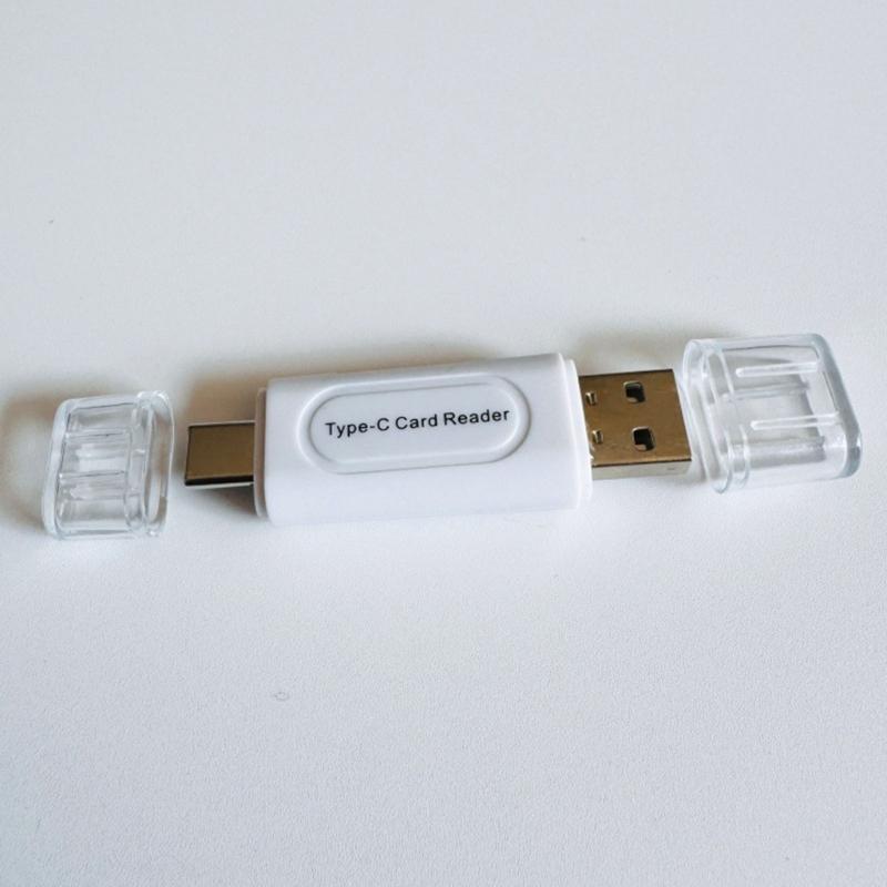 OTG Card Reader Type C с двойным слотом для карт памяти TF (MicroSD) с быстрой передачей данных