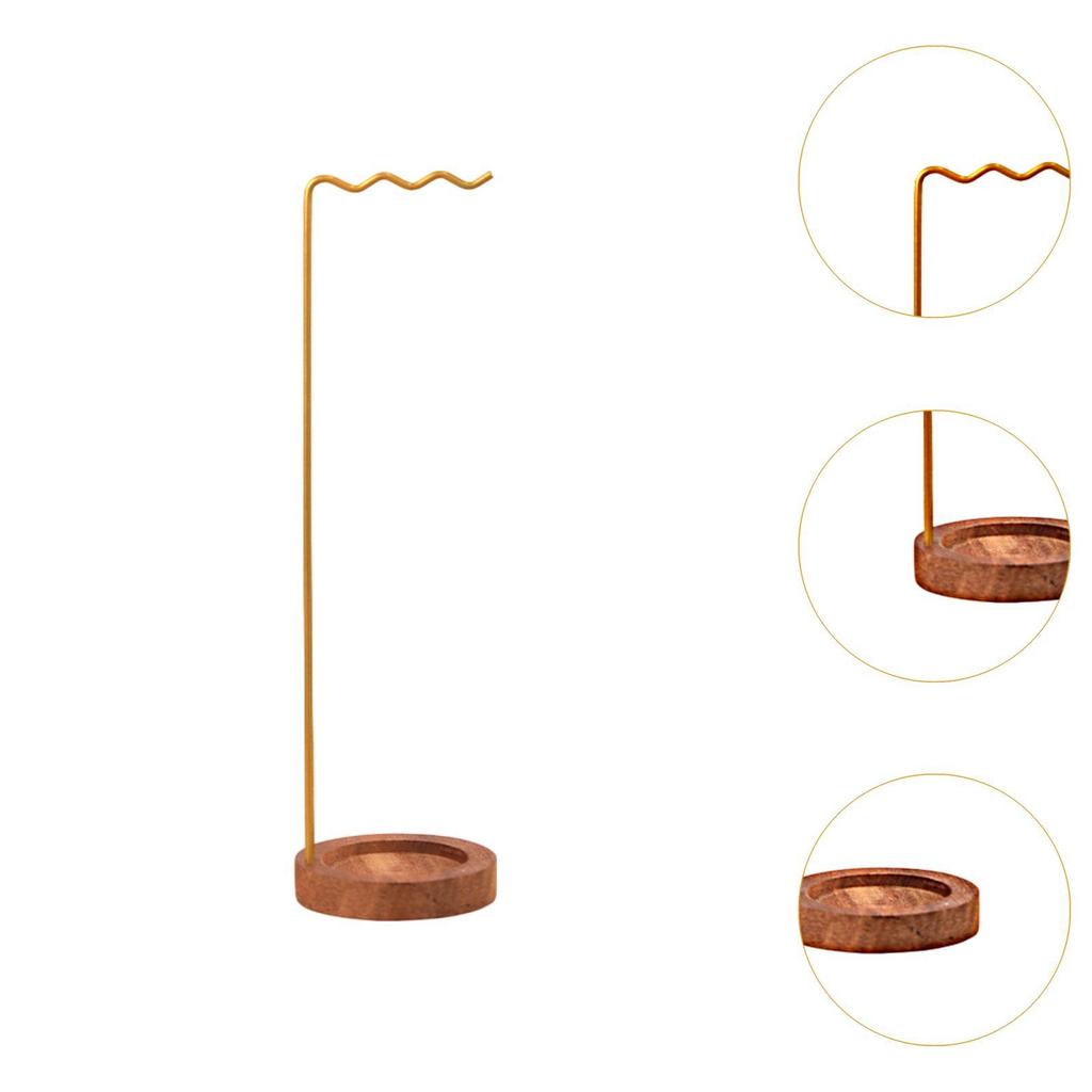 Wind Chime Stand Desk Organization Calligraphy Brush Holder Rack Chinese Writing Brush Hanger for Hanging Pendant Lanterns Home