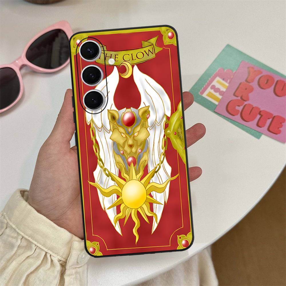 Чехол для телефона Anime C-CardcaptorS S-Sakura для Samsung S 24 Fe 25 Ultra Plus 20 Lite 21 30 22 23 24 22 Ultra 5G Fundas