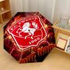 Автоматический 3-складной зонт FC Twente, 8 ребер, ветрозащитный, складной, защита от солнца и дождя, для путешествий на открытом воздухе, для ежедневного использования