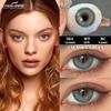 Eyeshare 2 шт. серые зрачки для глаз, синие контактные линзы, натуральные коричневые линзы, срок действия 6 месяцев, мягкие контактные линзы